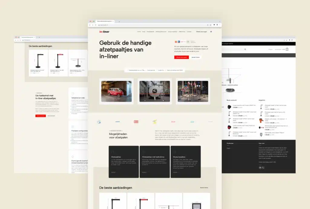 In-liner afzetpaaltjes website Dubbel en Dwars